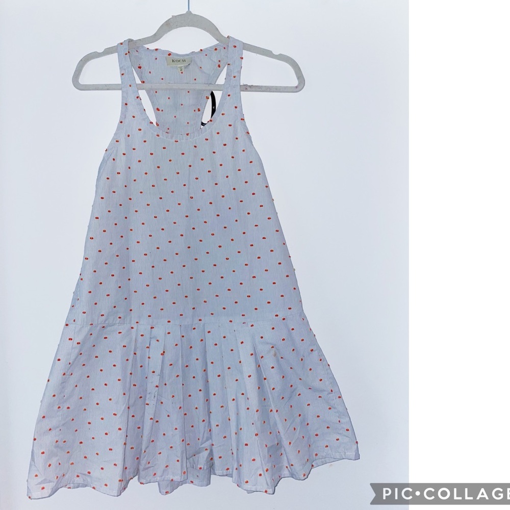 Koch blue and white striped smock dress!